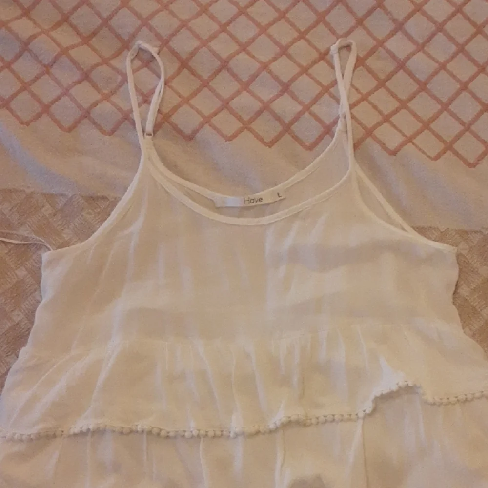 Have White Ruffle Tank Top - Picture 2 of 8